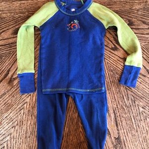 Ferber two piece thermal pajamas